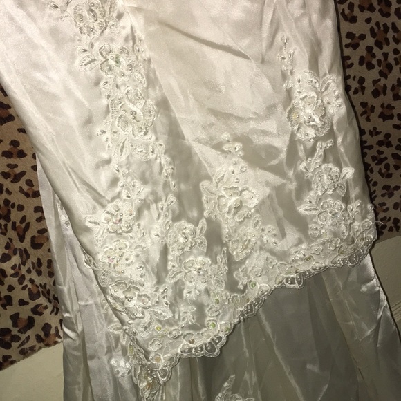 Vintage wedding dress 70s 4 - Picture 5 of 11